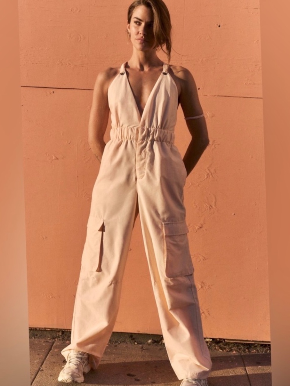 FP MOVEMENT Offshore Onesie in Peach - S